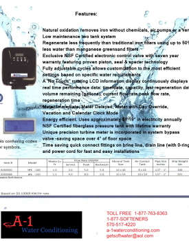 Hybrid Freedom Series Chemical Free Iron Filter