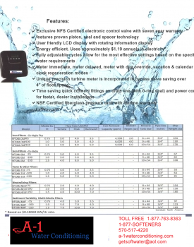 Hybrid Freedom Series Chemical Free Iron Filter